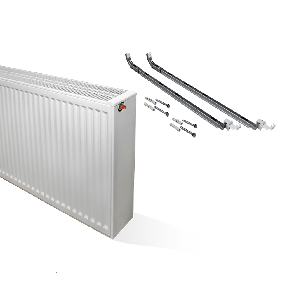 Buderus Logatrend VC-Profil-Heizkörper Typ 33 BH 400 / L 2300 (mit Halterset)