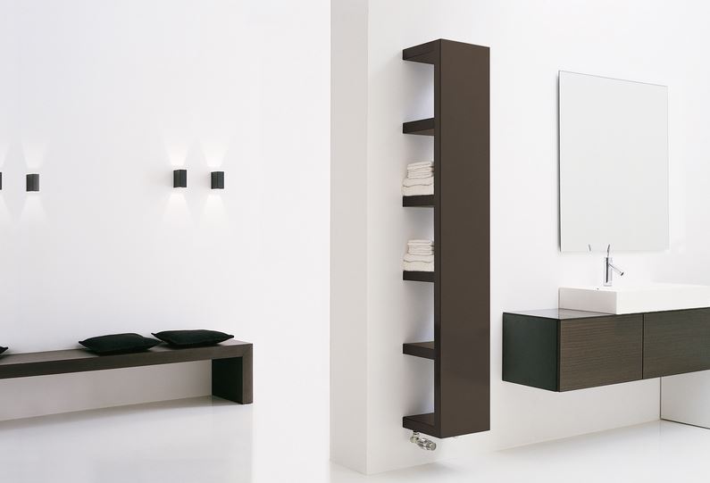 BEMM Designer Heizkörper Quadraqua IRSAP 300 mm Tabakbraun matt