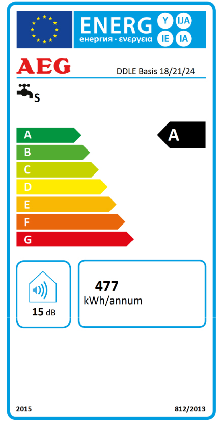 AEG Elektronischer Durchlauferhitzer DDLE Basis 18/21/24 umschaltbar