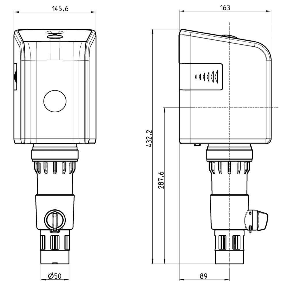 SYR TRIO Leckageschutzfilter DFR/LS Connect 2425 Rückspülfilter Druckminderer