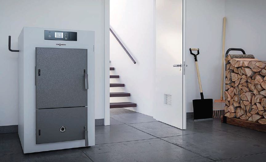 Viessmann Holzvergaser Vitoligno 150-S 45 kW Scheitholzkessel Lambda Z024699