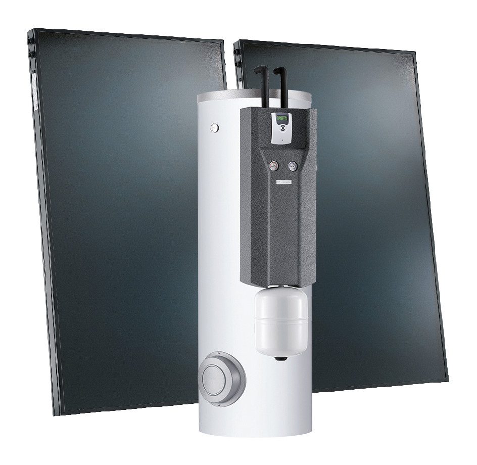 Remeha Paket 13 Gas Brennwert Tzerra Ace 24 DS Solaranlage Nova 300 S-5 AD
