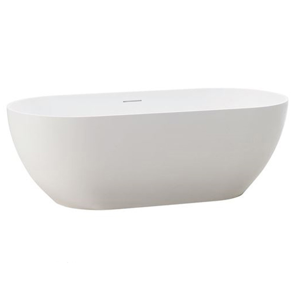 Ovalwanne Golem O 170 S freistehende Badewanne Mineralmarmor Solid Surface