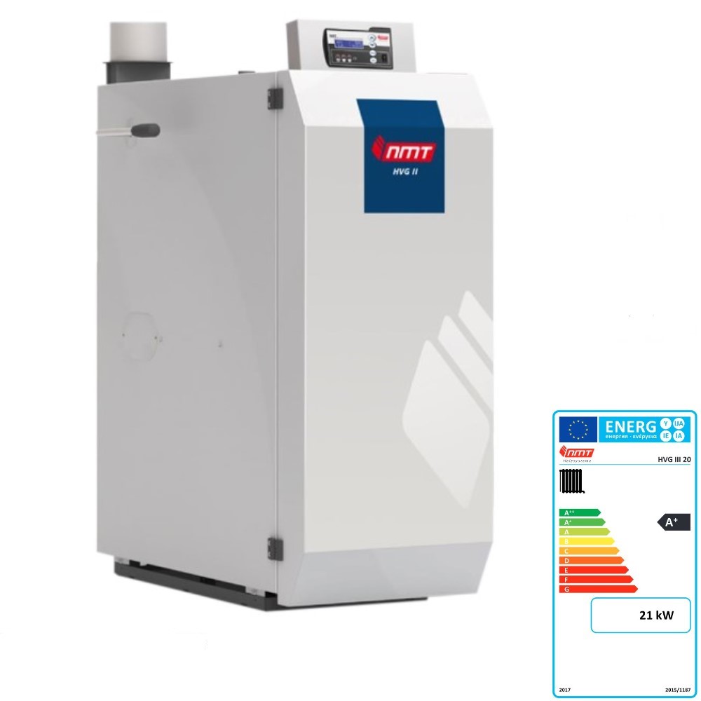 NMT Holzvergaserkessel HVG III 20 21 kW Holzkessel Scheitholz Heizkreissteuerung