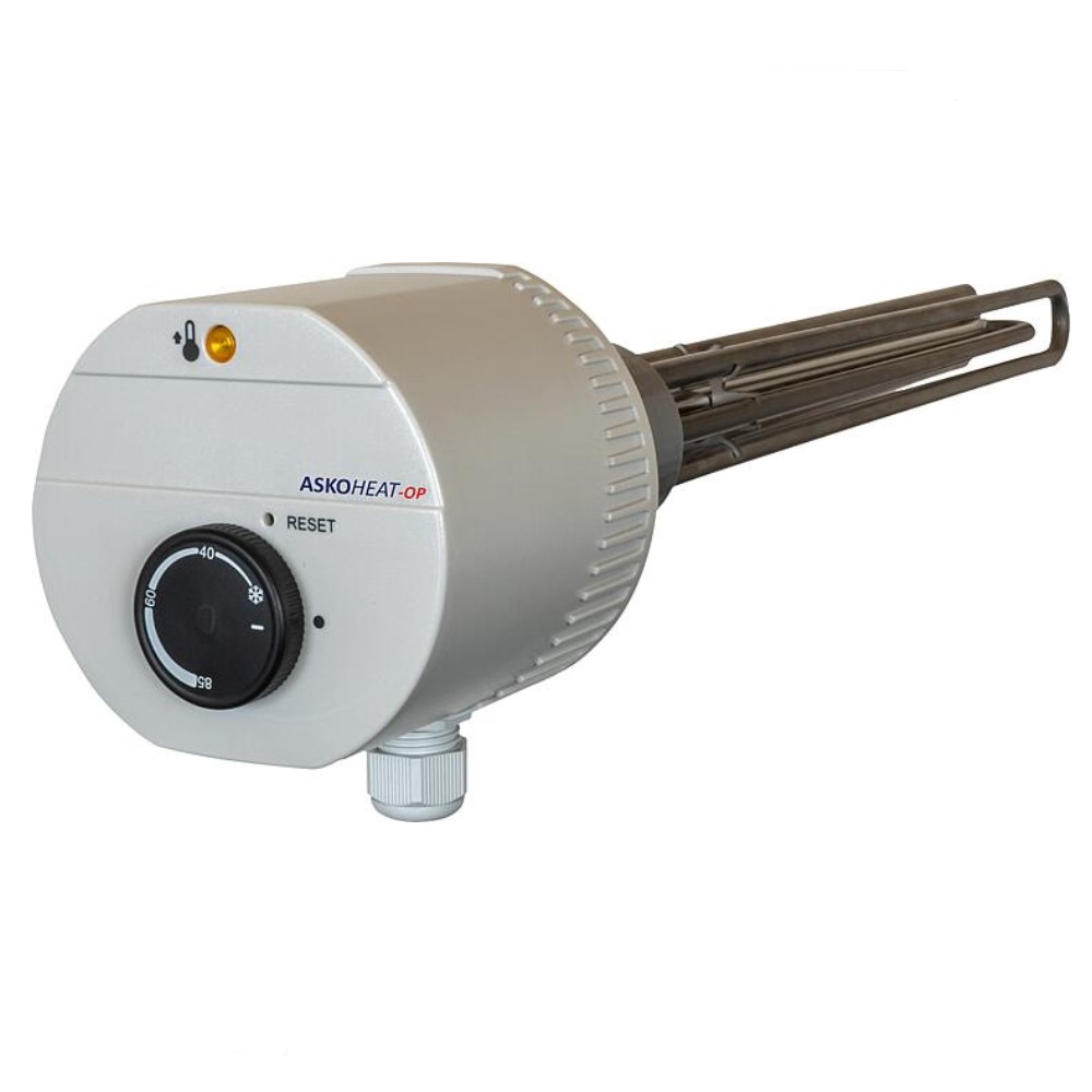 Askoma Heizstab Typ AHIR-BI-OP 2,5 kW 400V stufenlos DN 40 für Ohmpilot