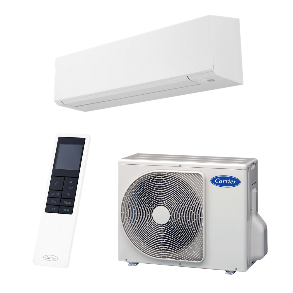 Carrier Single Split System 40/38 WHH020 weiß mit Outdoor Unit HTM R32 2kW