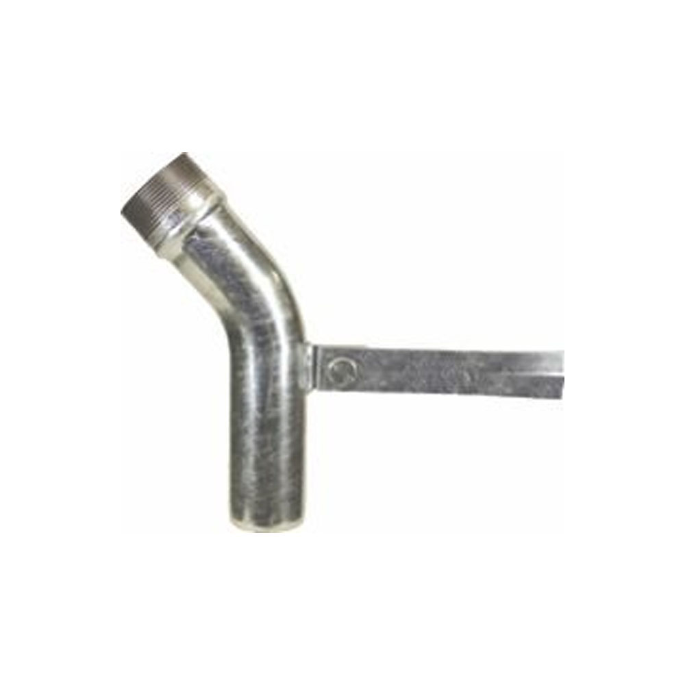 LORO X Ölleitung Füllleitung für Öltank Füllstutzen mit Außengewinde DN50 x 2"AG