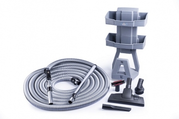 Variovac Zentralstaubsauger Paket Q18VIP Installationspaket 3 Saugschlauch 9m