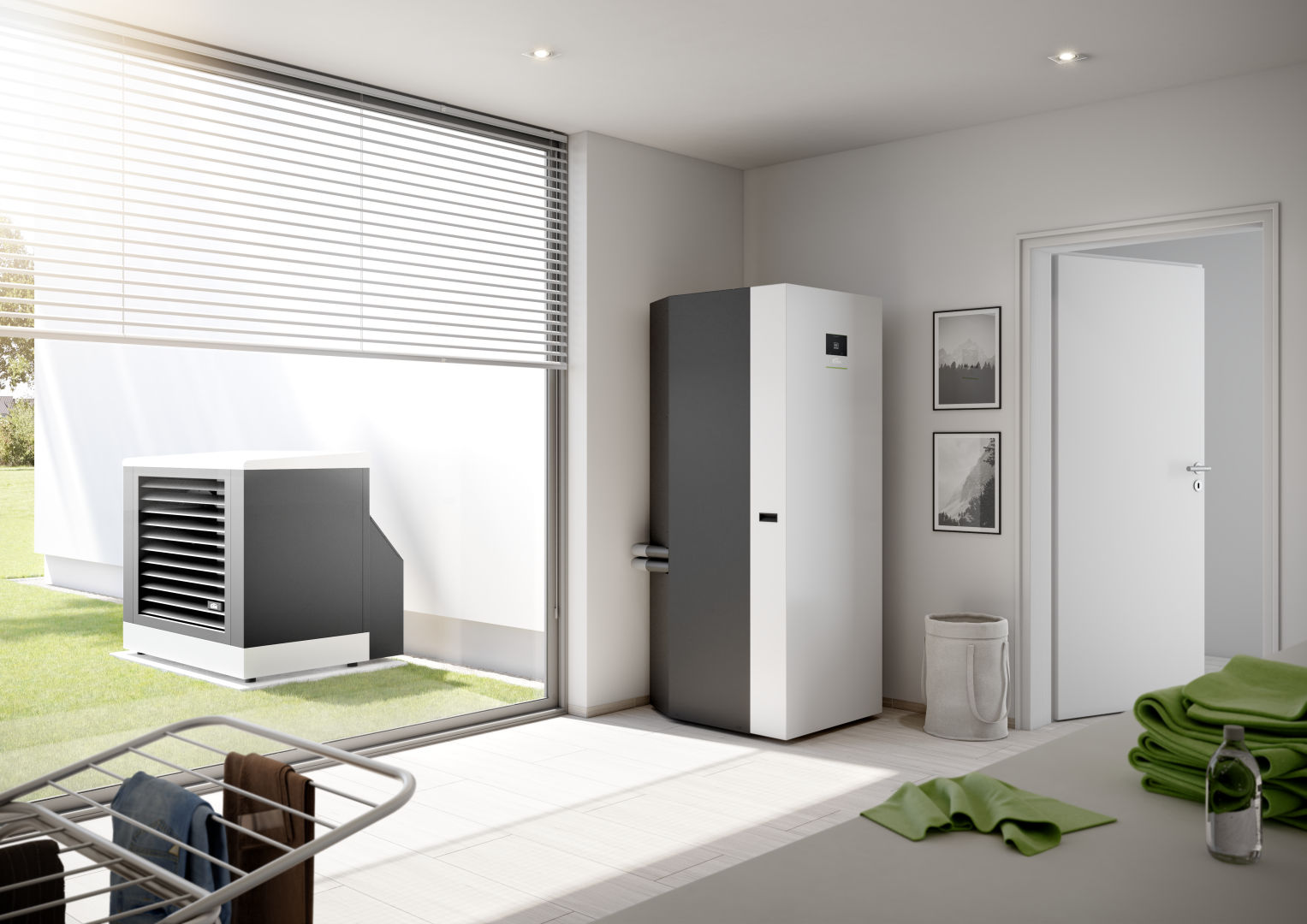 Kermi x-buffer combi pro Regelung Speicher-Systemeinheit für Wärmepumpen W30295