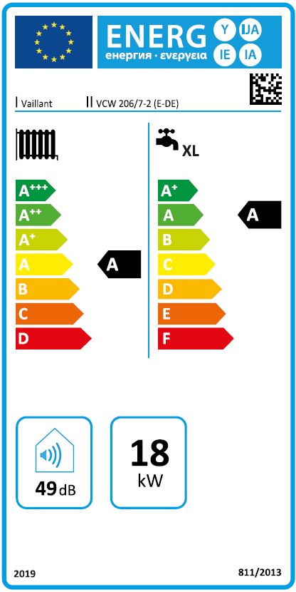 Vaillant Gas Brennwert Gerät ecoTEC pure VCW 206/7-2 20,1 kW VRT350 Zubehör