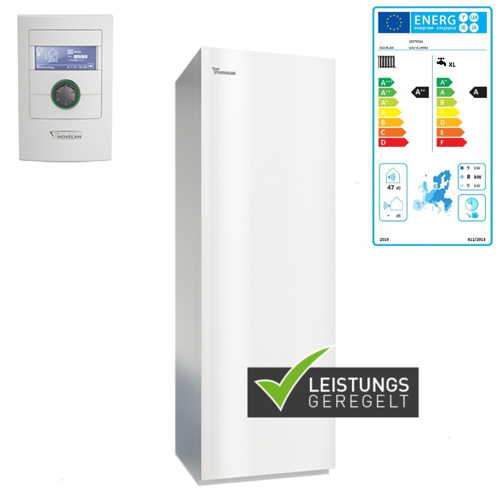 Novelan Sole Wasser Wärmepumpe Wärmezentrale WSV 9.2K3M 8,65 kW Kühlung