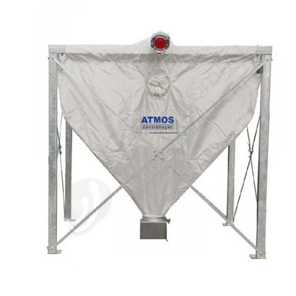 Atmos Pelletsilo 5,1 m³ RH 2,4 m Pelletlager Textilsilo Sacksilo Textilspeicher