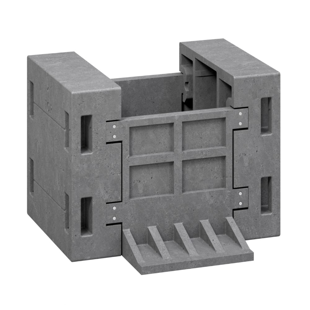 Viessmann Fertigfundament Kunststoff für Wärmepumpen Außenheit ODU 3203016