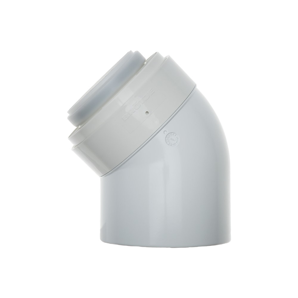 BRÖTJE Abgassystem Bogen 45 Grad DN 80/125 PPs/AI konzentrisch 994958 BRÖTJE Abgassystem Bogen 45 Grad DN 80/125 PPs/AI konzentrisch 994958