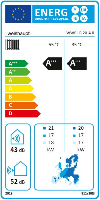 Weishaupt Luft Wasser Wärmepumpe Biblock Typ WBB 20-A-RMD-AI 5,6 - 16,6 kW