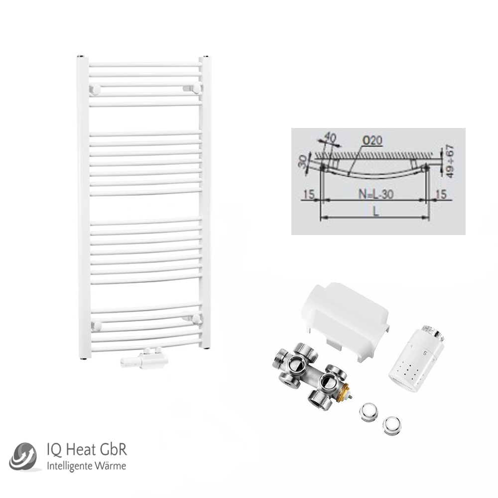Badheizkörper Set Buderus Logatrend Therm Handtuchheizkörper gebogen o. gerade Badheizkörper Set Buderus Logatrend Therm Handtuchheizkörper gebogen o. gerade
