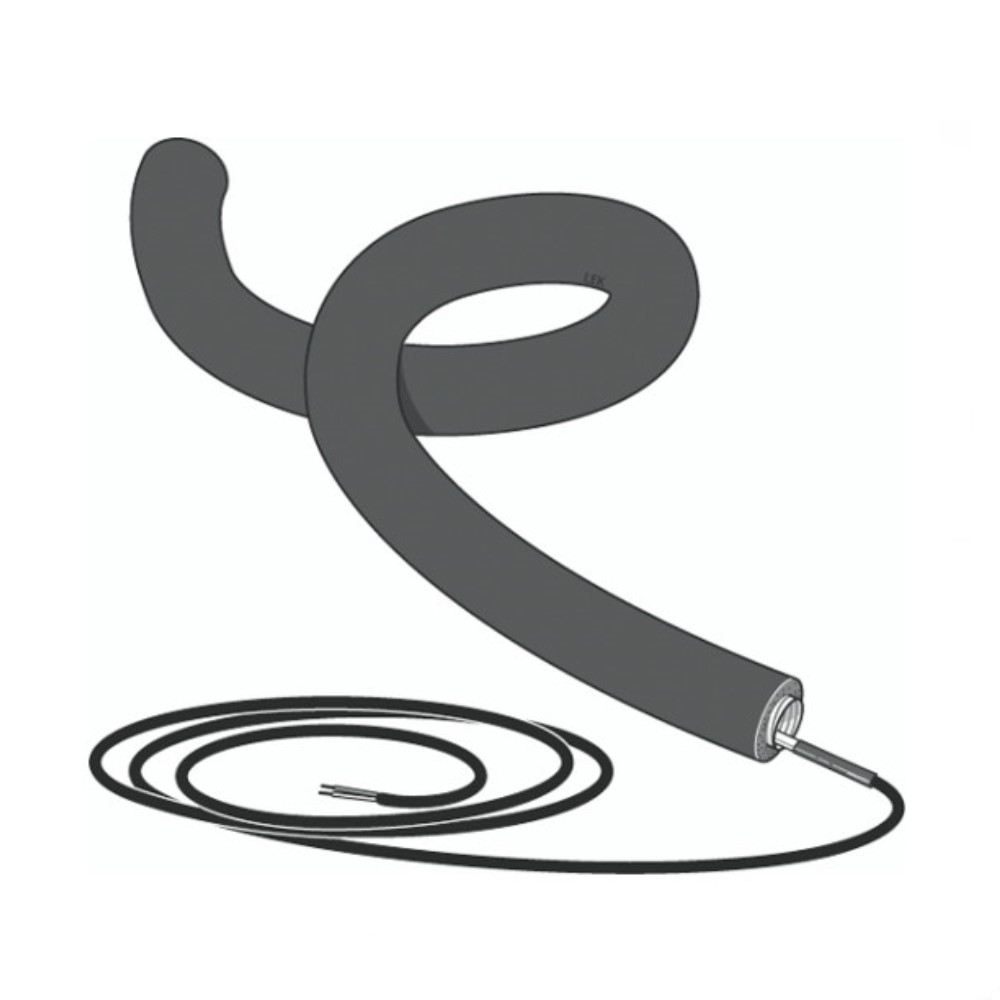 Kondenswasserrohr Nibe KVR 11-30 mit Heizband Begleitheizung Läng 3 m 45 W