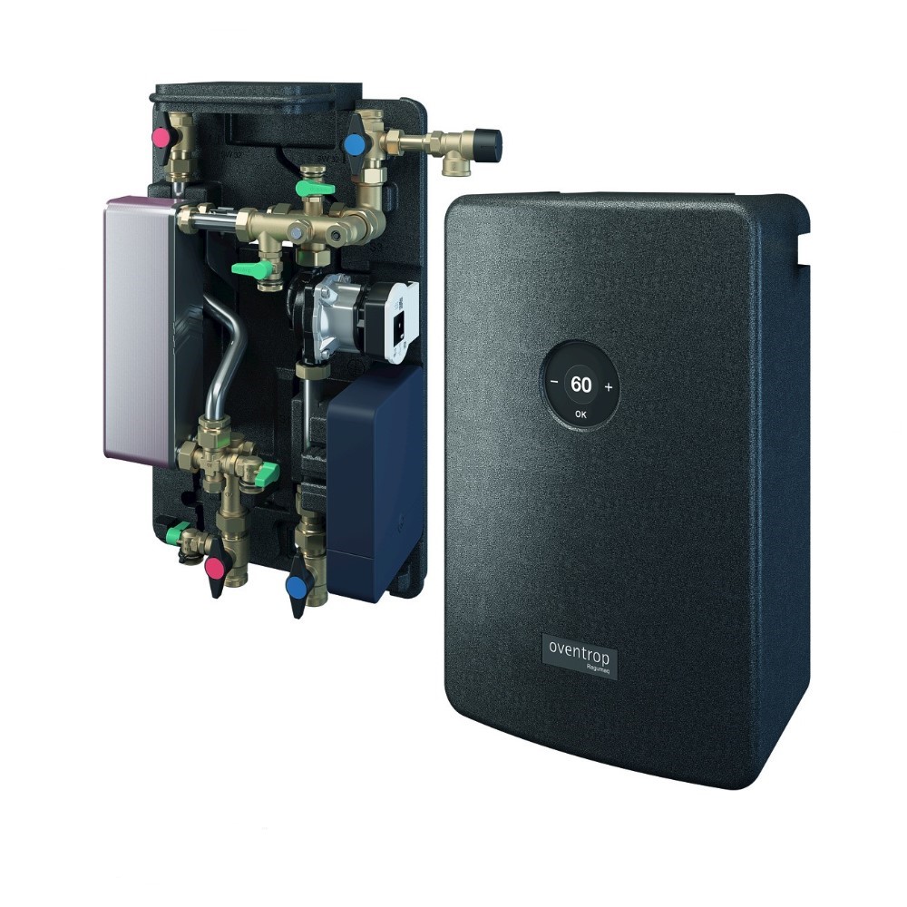 Oventrop Frischwasserstation Warmwasserstation Regumaq X-45 HE Pumpe 1381140