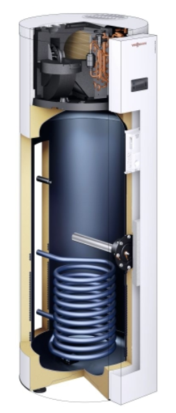 Viessmann Vitocal 060-A Typ T0S ze Trinkwasserwärmepumpe Umluft Solar 251 Liter