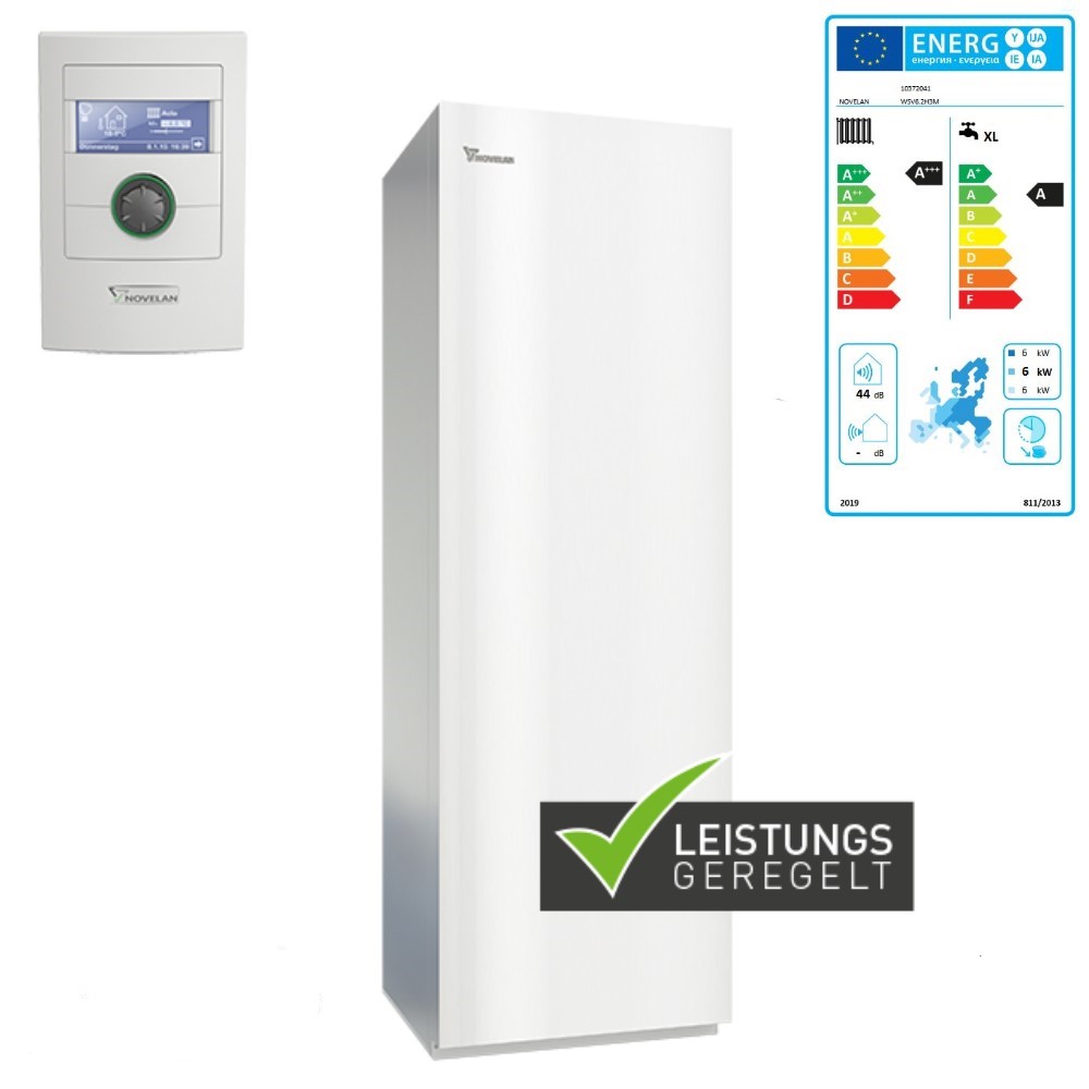 Novelan Sole Wasser Wärmepumpe Wärmezentrale WSV 6.2H3M 1,25 kW bis 5,95 kW