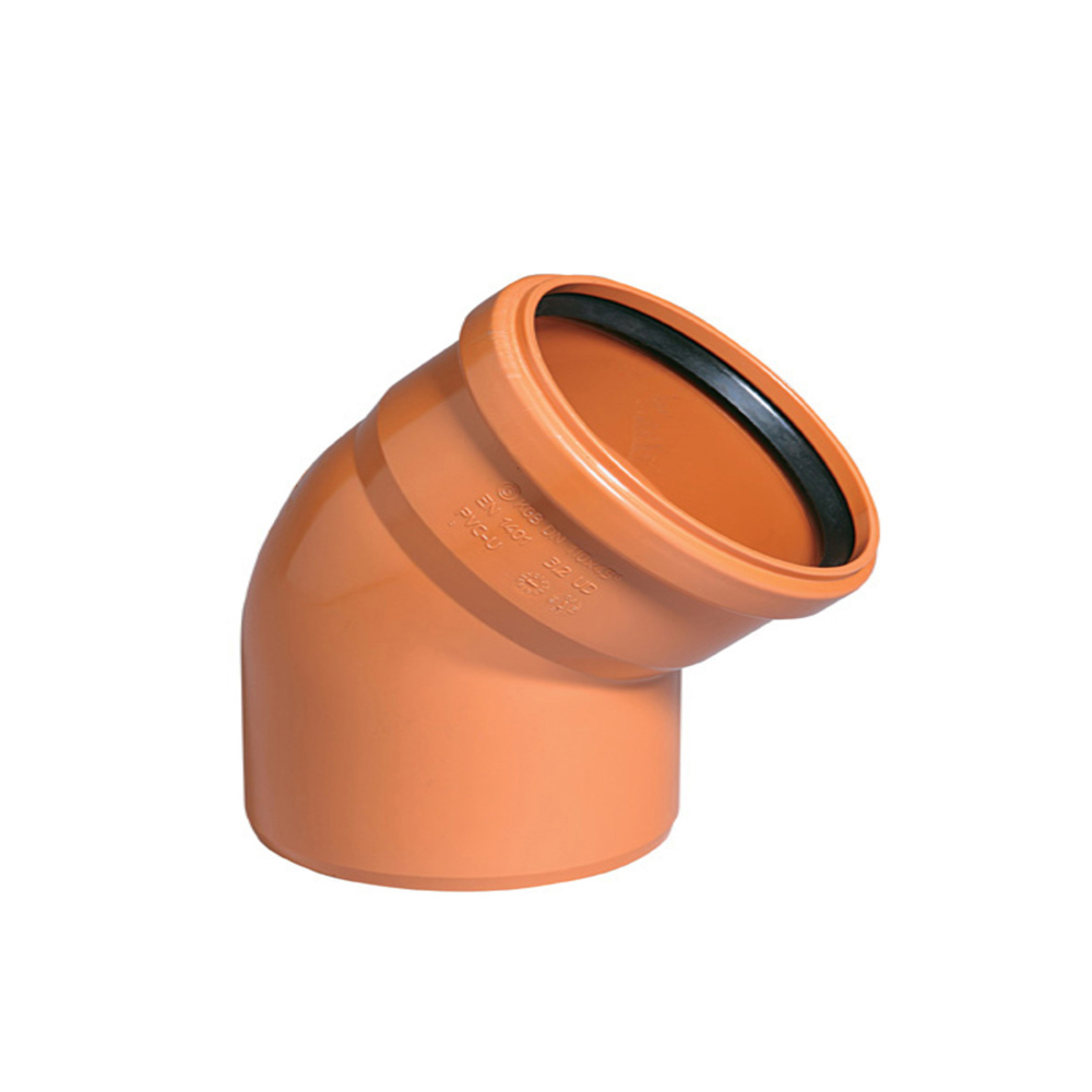 KG-Rohre KGEM Abwasser Rohr - Bogen 45° DN110