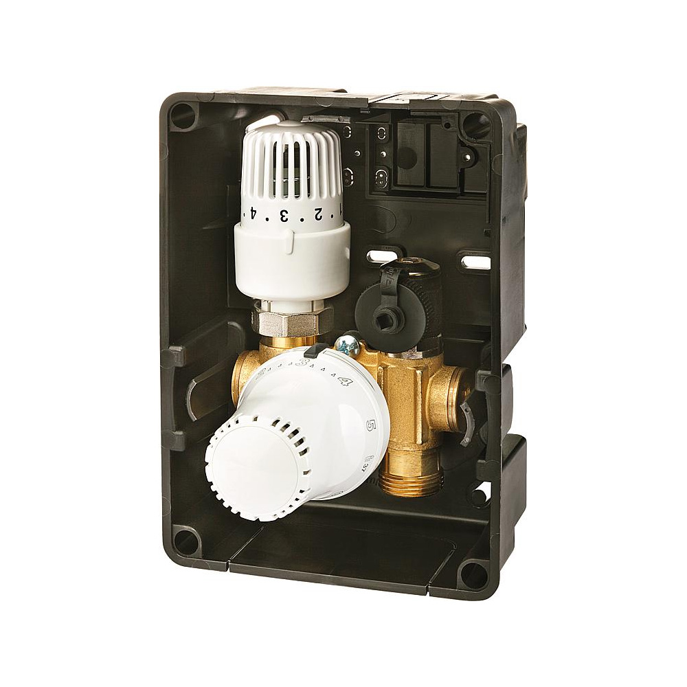 Simplex RTL Regelbox Kombibox Duo Abdeckung weiß Unterputz Wandbox F11879