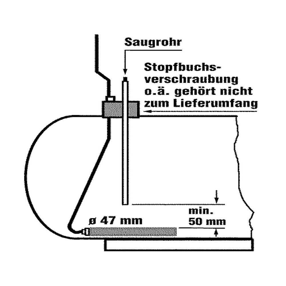 Türk Hillinger Heizstab Tankheizung TH 220 bis ca. 2000 ltr Leistung ca 220 W