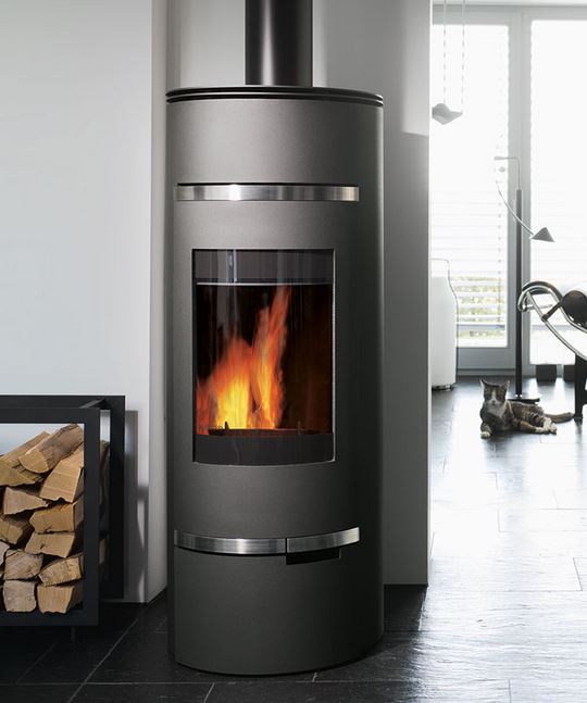 Wodtke Kaminofen Dance KK 99 black 7 kW Scheitholz Kamin Holzofen Ofen