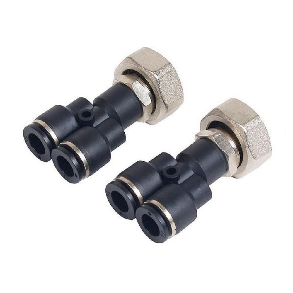 Anschlussverschraubung EVENES Slim 12x1,5mm VPE 2 Stück Fußbodenheizungsrohr