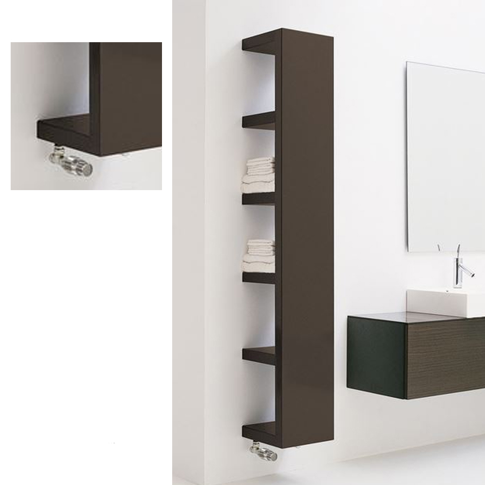 BEMM Designer Heizkörper Quadraqua IRSAP 300 mm Tabakbraun matt