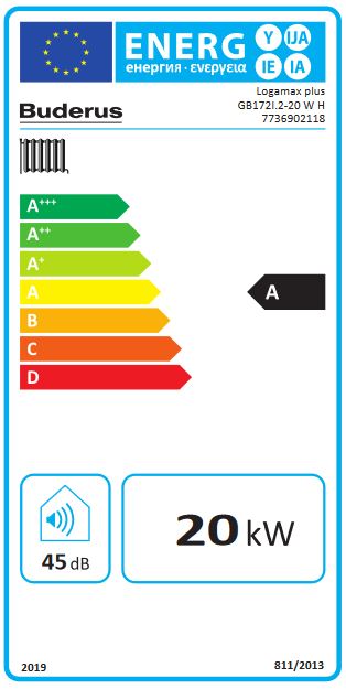 Buderus Gas Brennwertgerät Logamax plus GB172i.2 20 kW MP Regelung BC400 Zubehör