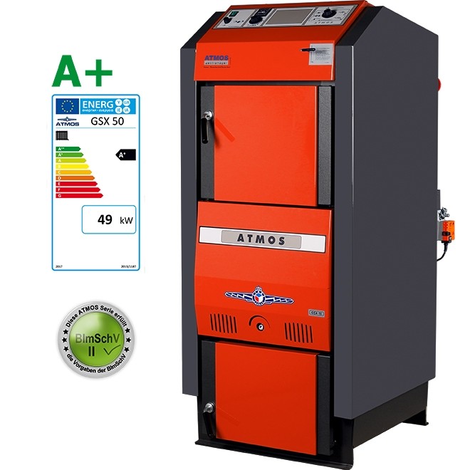 Atmos Holzvergaser GSX50 Türanschlag links 01.06.50 -L Holzkessel Festbrennstoff