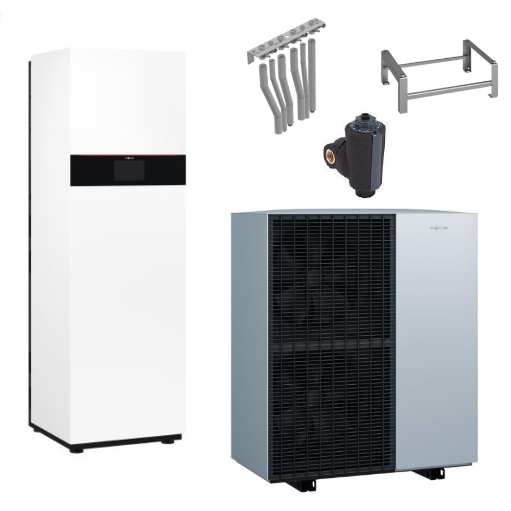 Viessmann Paket Vitocal 151-A 11,1 kW 400V Z028376 Luft Wärmepumpe Anschluss oben