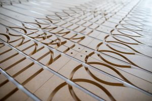 Inteca Fußbodenheizung Trockenbau MDF Platten Set 60 m² Heizrohr Wandheizung