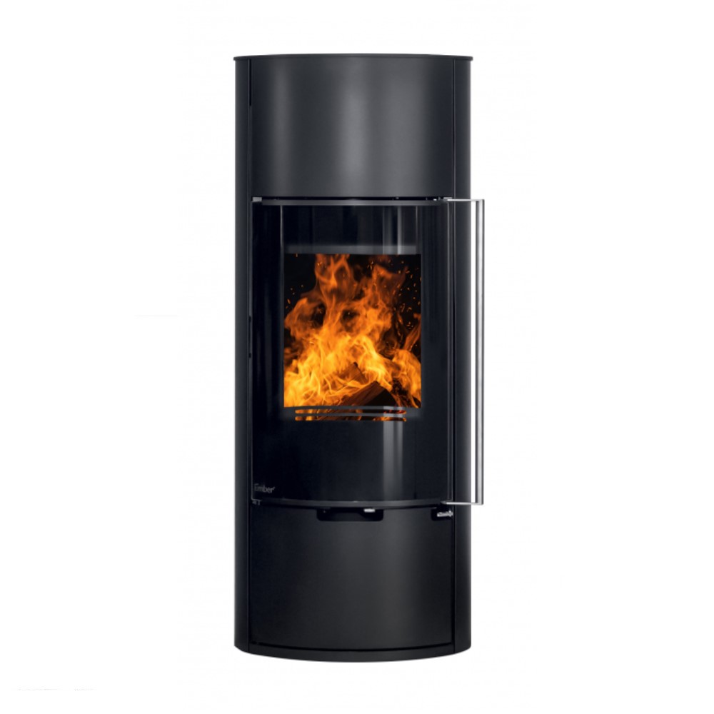 Kaminofen Ember E11 VG 6,0 kW Stahl schwarz 30010107 Kamin Holzofen