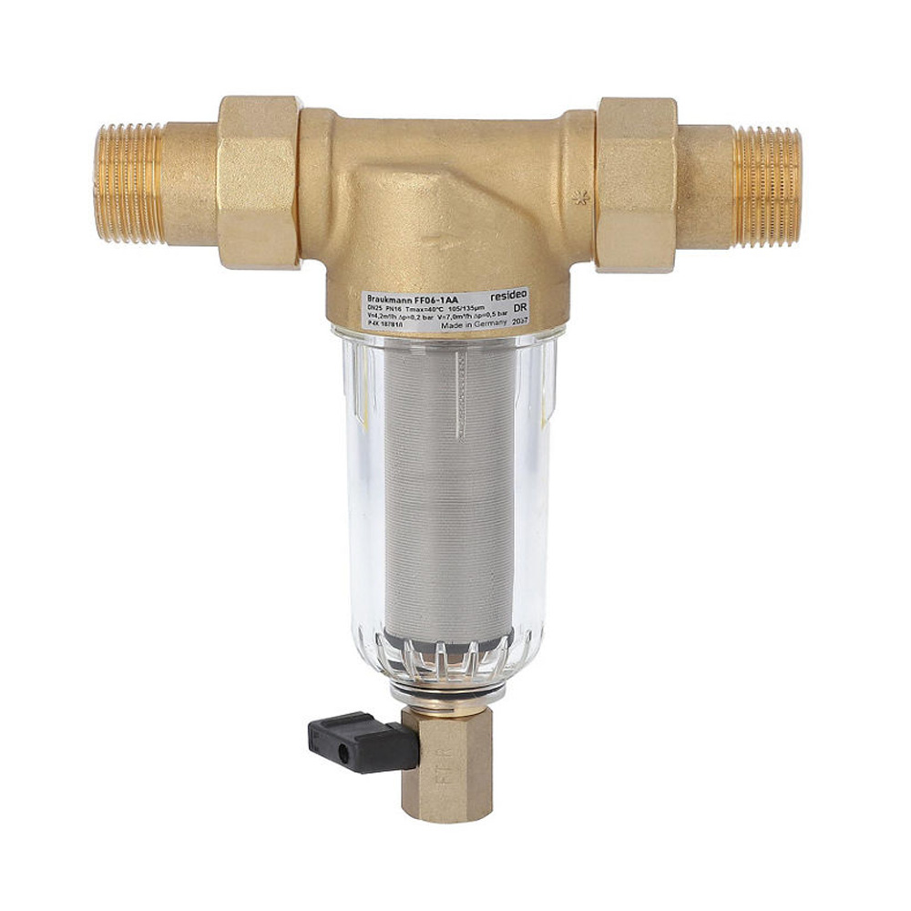 Resideo Feinfilter MiniPlus-FF FF06 Messing AA DN 15 (1/2") Wasserfilter