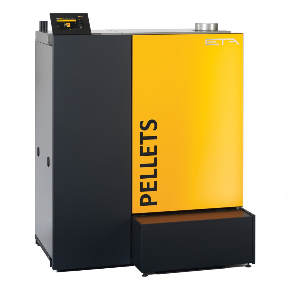 ETA Pelletkessel PC 40 PelletsCompact Touch 40 kW Pelletheizung Regelung ETA Pelletkessel PC 40 PelletsCompact Touch 40 kW Pelletheizung Regelung