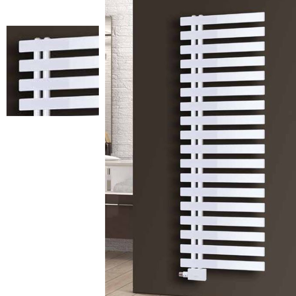 BEMM Badheizkörper ChaCha 840 x 600 mm + Thermostatset Pureline Puro eckform