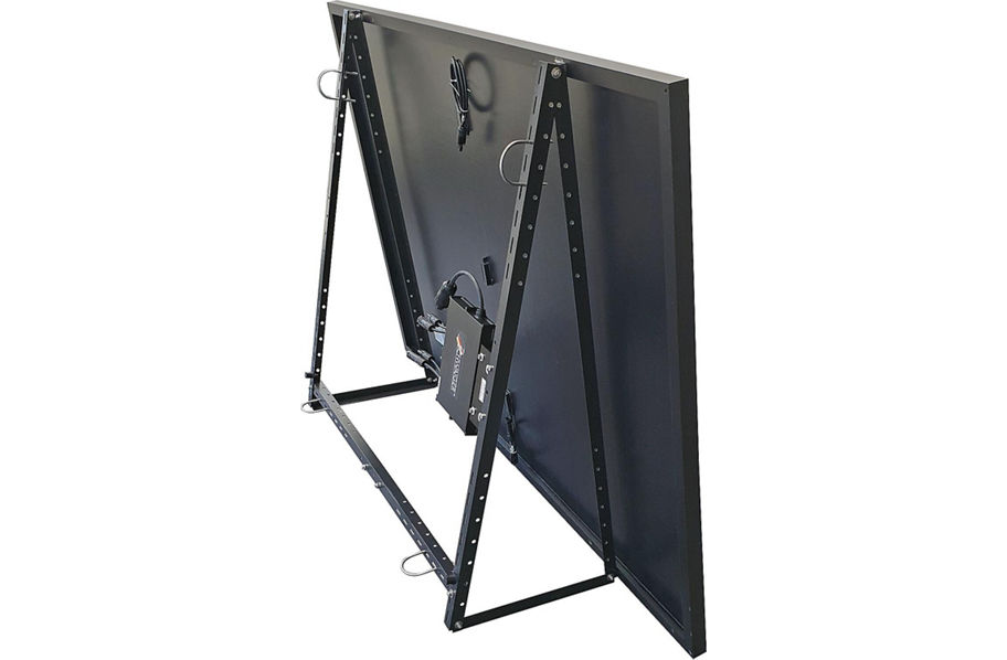 Balkonkraftwerk 800 Watt 2x PV Modul Mikrowechselrichter Full Black Halterung SOKW8650