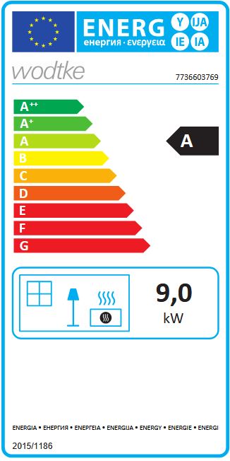 Kaminofen Wodtke myCastle 9 kW 088100 Air Control Kamin Ofen Holzofen