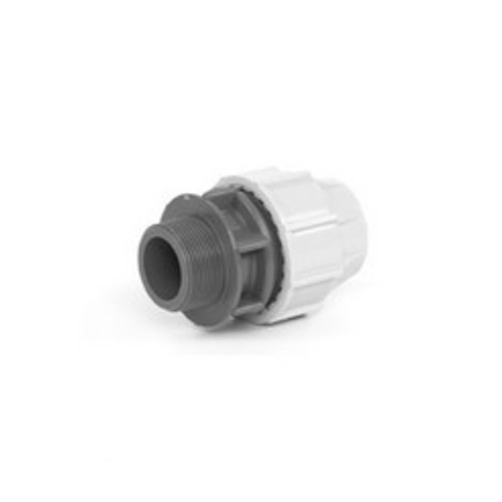 Plasson PE Klemmfitting Serie 18 - Anschlussverschraubung 25 mm x 3/4" AG