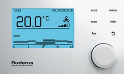 Buderus KWL Wohnungslüftungsgerät Logavent HRV156-120 K BS  Regelung VC310