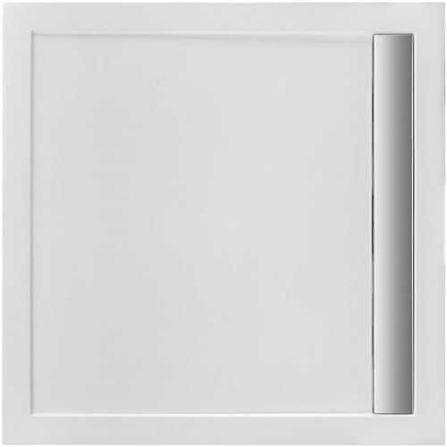 Mineralguss Duschwanne Planline E 100 x 100 cm Duschtasse Duschbecken Ablauf