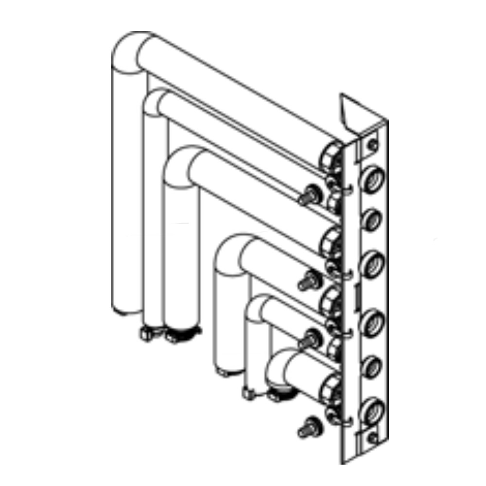 Carrier Aquasnap Montagehilfe Kompaktgerät für Aufputzinstallation rechts ZK06063