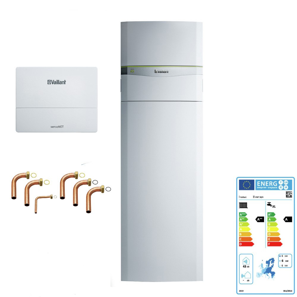 Vaillant Heizungswärmepumpe flexoCOMPACT exclusive VWF 58 /4 Sole Erdwärme