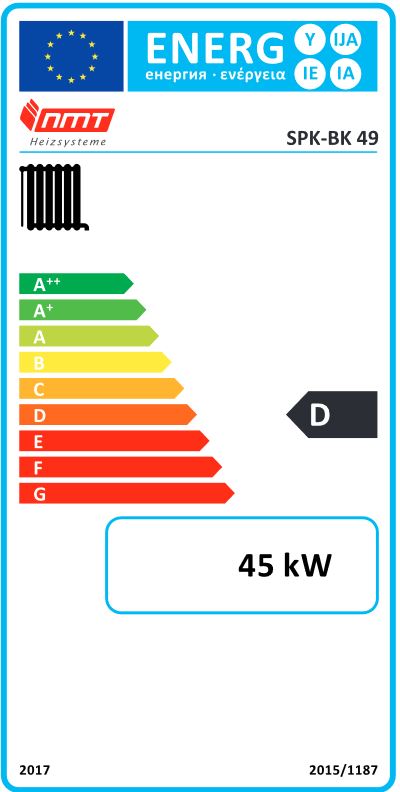 NMT Braunkohlekessel SPK-49 BK 45 kW Kohlekessel Naturzugkessel Abgang oben