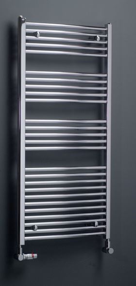 Badheizkörper Velon chrom gebogen Badwärmer Handtuchheizkörper Heizkörper