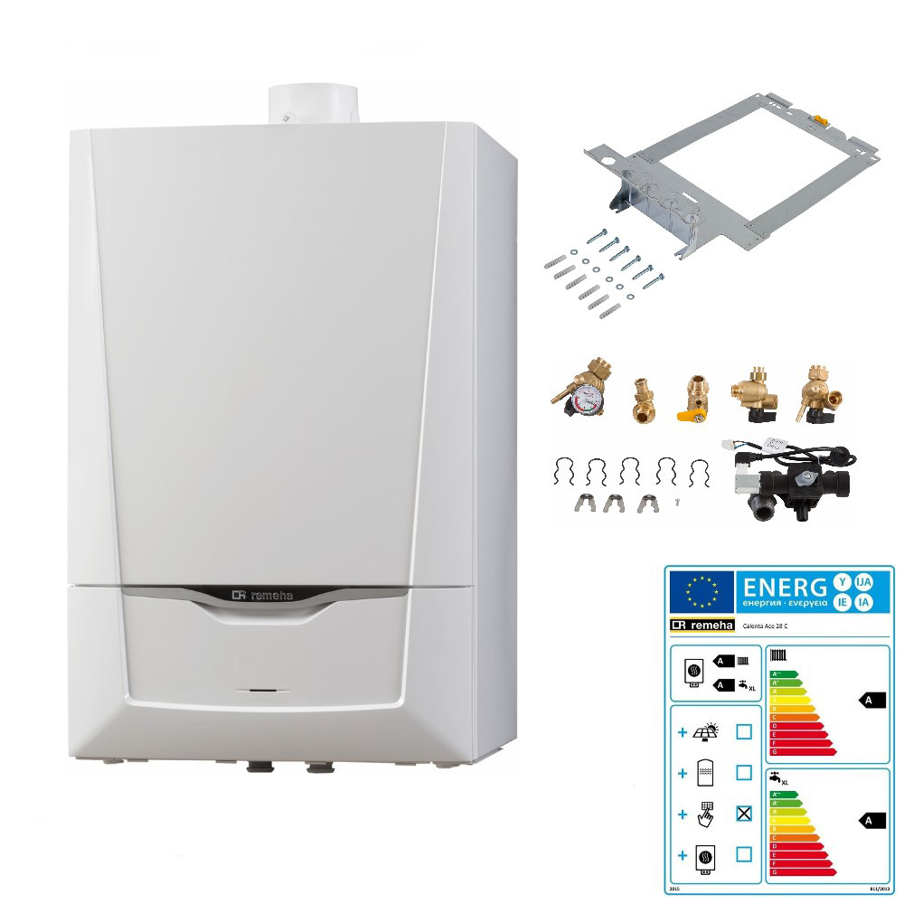Remeha Calenta Ace 28 C 28 kW Gas Brennwert Kombi Wandheizkessel Gastherme