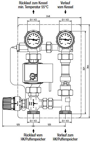 Viessmann Holzvergaser Paket Vitoligno 150-S 30 kW Pufferspeicher Vitocell 100-E