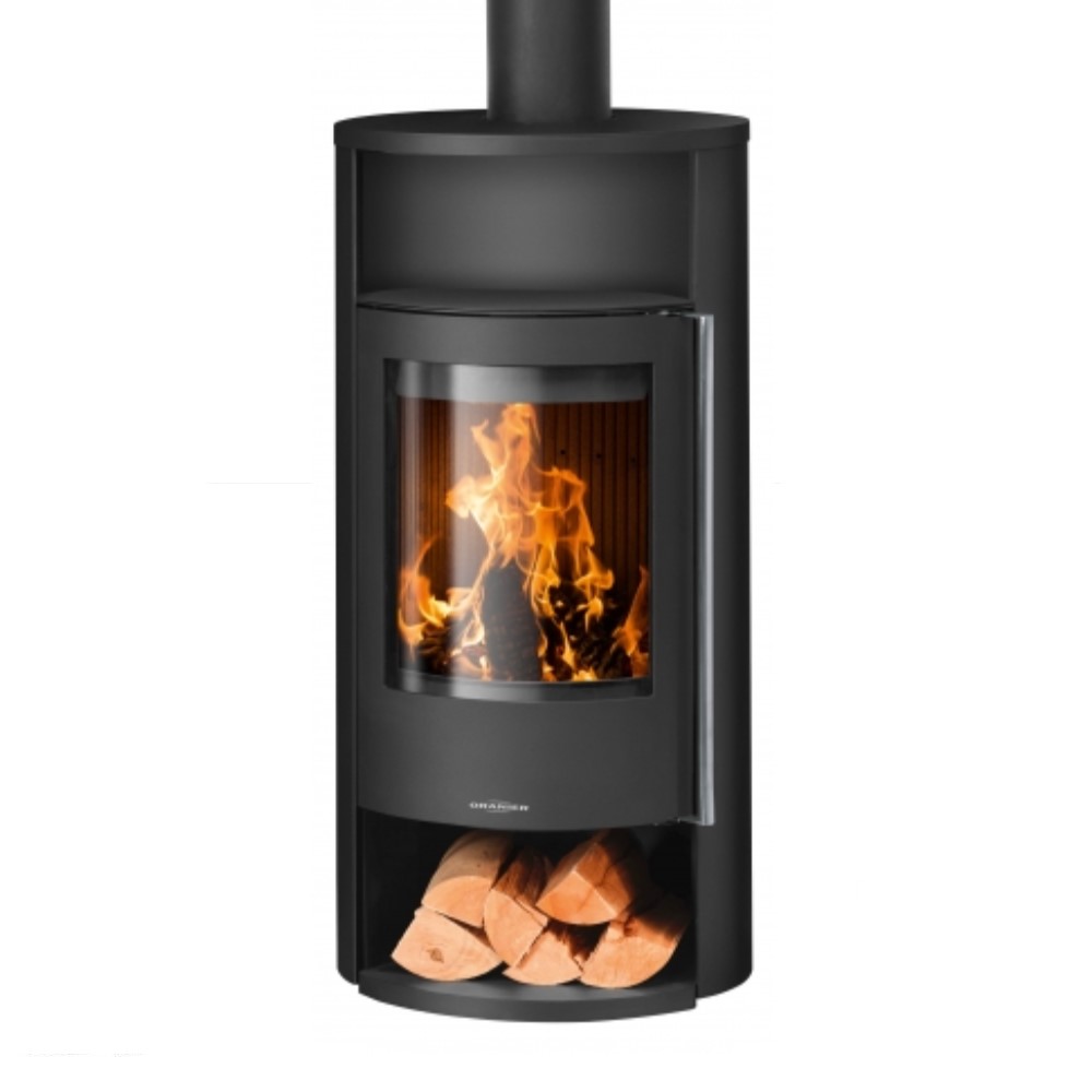 Kaminofen Oranier Polar Neo 4 Stahlblechverkleidung schwarz 5 kW 113 cm 5554 11